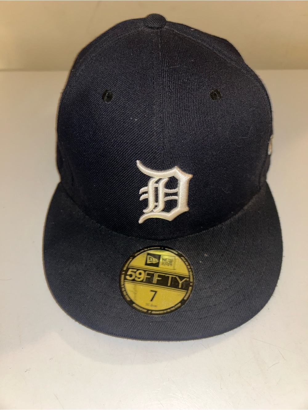 New Era 59FIFTY Detroit Tigers Hat On-Field Navy Basic Fitted 7 Baseball Cap MLB